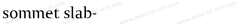 sommet slab字体转换